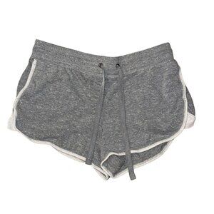 Gray & Black Womens Athletic Shorts Large Size